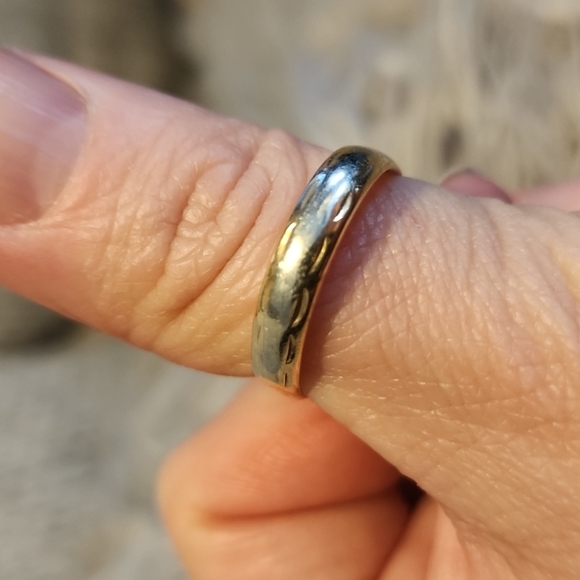 Gold ring 10/18k birks - Picture 2 of 5